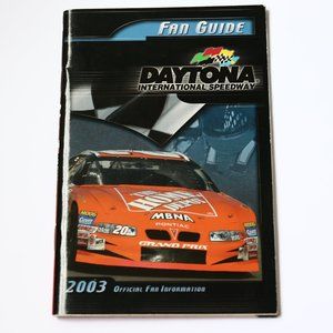 NASCAR 2003 Official Fan Guide Booklet Brochure Daytona International Speedway